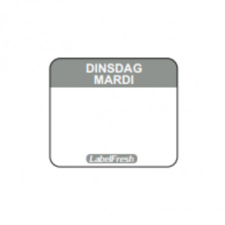 Etiketa sledljivosti Label FreshEasy - Torek - 30 x 25 mm - Paket 1000 - LabelFresh