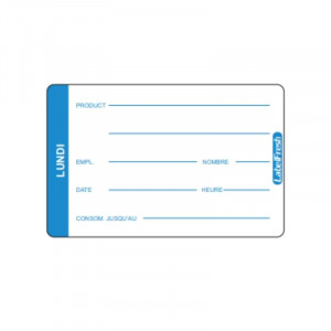 Etiketa sledljivosti LabelFresh Pro - Ponedeljek - 70 x 45 mm - Paket 500 - labelFresh
