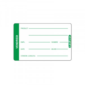 Etiketa sledljivosti LabelFresh Pro - Petek - 70 x 45 mm - Paket 500 - LabelFresh