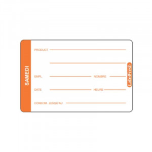 Etiketa sledljivosti LabelFresh Pro - Sobota - 70 x 45 mm - Paket 500 - LabelFresh