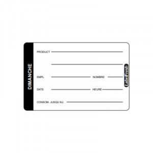 Etiketa sledljivosti LabelFresh Pro - Nedelja - 70 x 45 mm - Paket 500 - LabelFresh