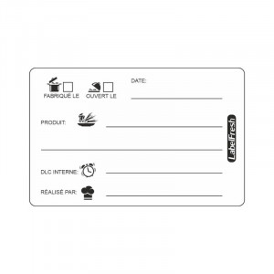 Etiketa sledljivosti Label Fresh Rok uporabe - 70 x 45 mm - Paket 300 - LabelFresh