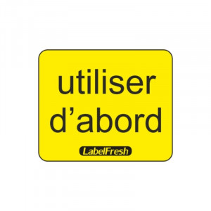 Etiketa sledljivosti Najprej uporabite - 30 x 25 mm - Paket 1000 - LabelFresh