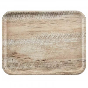 Pravokotni pladenj Madeira - Svetli hrast - 350 x 240 mm - CAMBRO