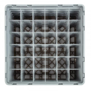 Omarica za kozarce s 36 predelki Camrack bež - Š 500 x G 500 mm - Cambro