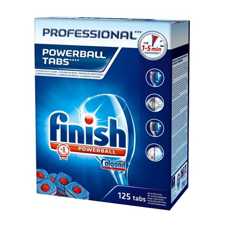 Powerball Dishwasher Tablets - Pack of 125 - Finish Professional Powerball Dishwasher Tablets - Pack of 125 - Finish Professional