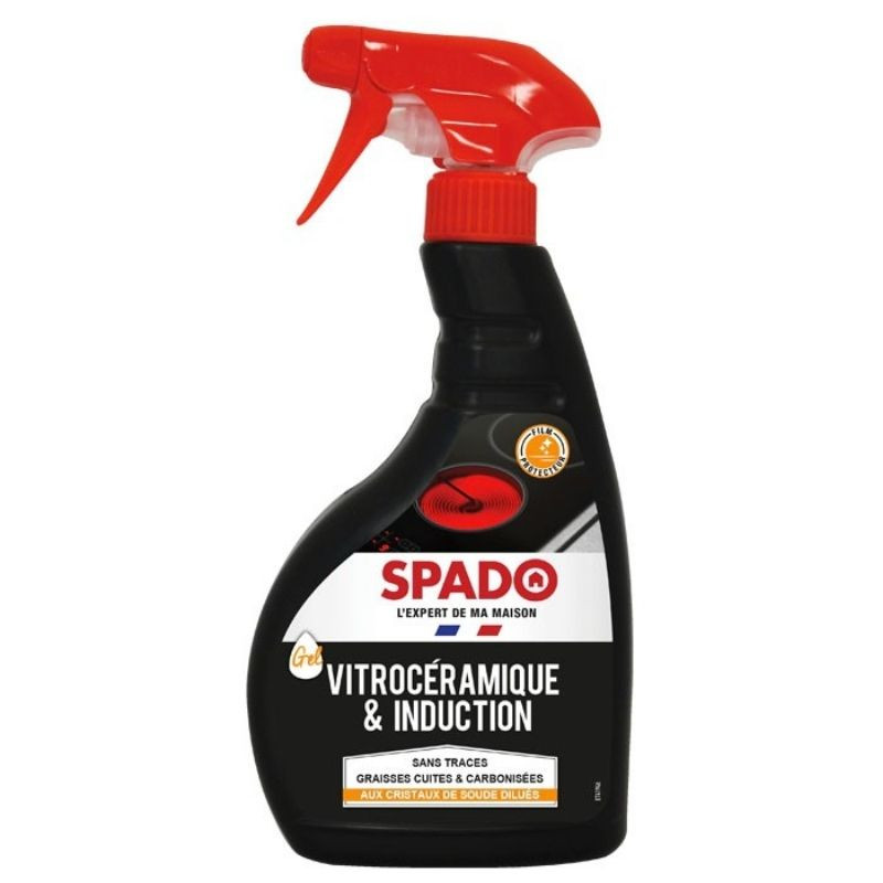 Čistilo in odmaševalec za steklokeramične in indukcijske plošče - 500 ml - SPADO Čistilo in odmaševalec za steklokeramične in indukcijske plošče - 500 ml - SPADO