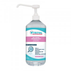 Gel za razkuževanje rok - steklenica s pumpico - 1 L - Wyritol