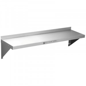 Stenska polica iz nerjavečega jekla 1400x300mm Dynasteel - Profesionalna kakovost