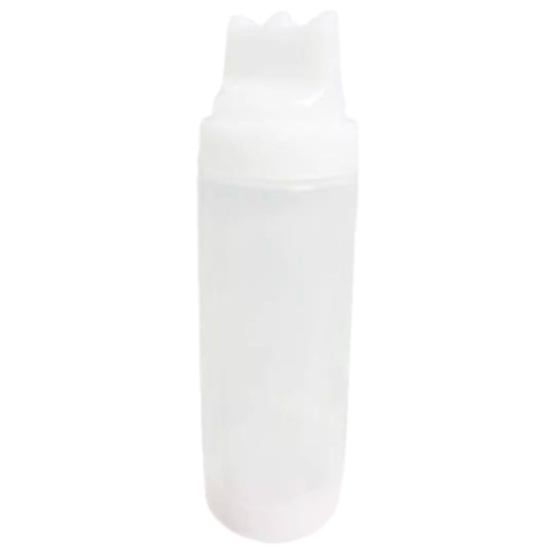 Steklenica s 3 plastičnimi izlivi - 600 ml - Idealna za gostinstvo Steklenica s 3 plastičnimi izlivi - 600 ml - Idealna za gostinstvo