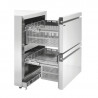 Hladilna miza 2 vrati 2 predala - Š 600 x G 600 mm - Bartscher