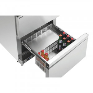 Hladilna miza 2 vrati 2 predala - Š 600 x G 600 mm - Bartscher