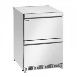 Hladilna miza 2 vrati 2 predala - Š 600 x G 600 mm - Bartscher