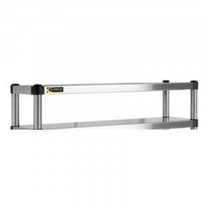 Police za pritrditev na inox mizo - D 1800 mm - V 400 mm