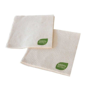 Brisača iz recikliranega celuloznega papirja - 30 x 30 cm 1 sloj - Paket 100