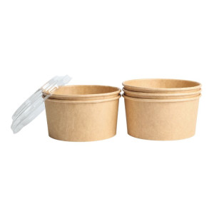 Skleda za solato Kraft - 1000 ml - Paket 300 - Dynasteel