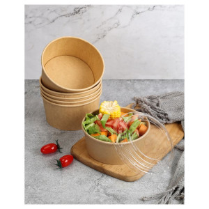 Skleda za solato Kraft - 1000 ml - Paket 300 - Dynasteel