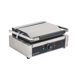 Žar plošča Panini Grande Surface Rainurée/Lisse Dynasteel - Popolno profesionalno kuhanje za restavracije in prigrizke