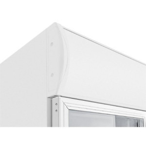 Pozitivna hladilna vitrina z 3 vrati - 1300 L - Polar