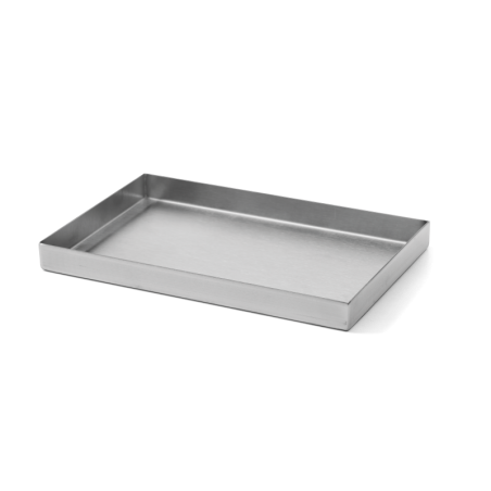 Plošča iz nerjavečega jekla z ročaji - 295 x 195 mm - Pujadas