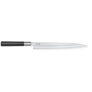 Nož za suši Yanagiba Wasabi Black 24 cm - KAI: Japonska zmogljivost in kakovost