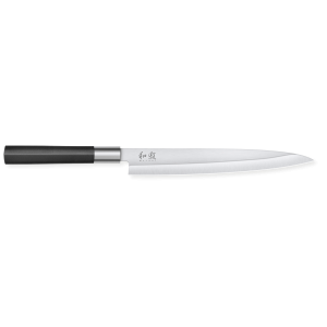 Nož Yanagiba Wasabi Black 21 cm KAI - Natančno rezanje za ribe, sushije in sashimije
