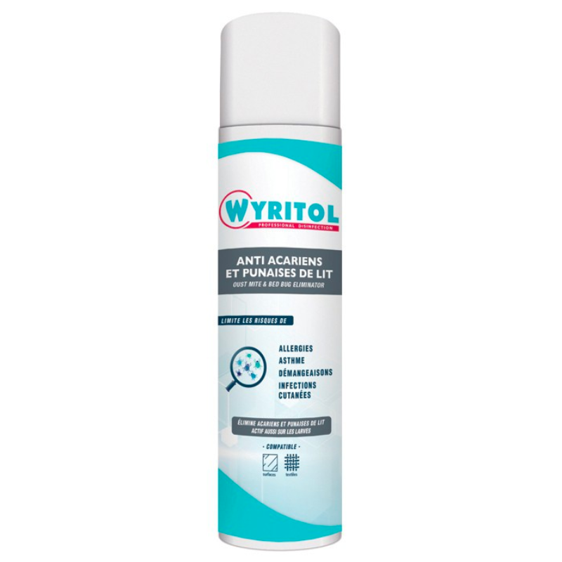 Anti Dust Mite & Bed Bug Bomb - Wyritol 500 ml: Eradicate pests and protect your environment Anti Dust Mite & Bed Bug Bomb - Wyritol 500 ml: Eradicate pests and protect your environment