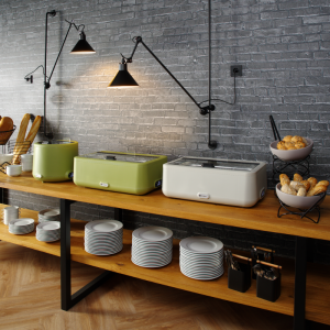 Chafing Dish UNIQ Zelen - GN 1/1 - 4 L | HENDI - Profesionalna predstavitev bifeja