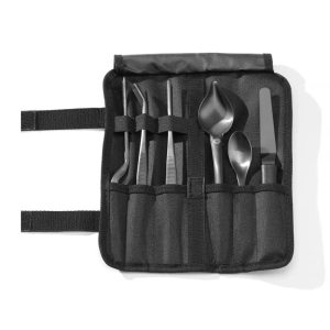 Komplet 6 Dressage Chef Noir HENDI | Ergonomska orodja iz nerjavečega jekla s črnim premazom | Idealno za postrežbo jedi, tort