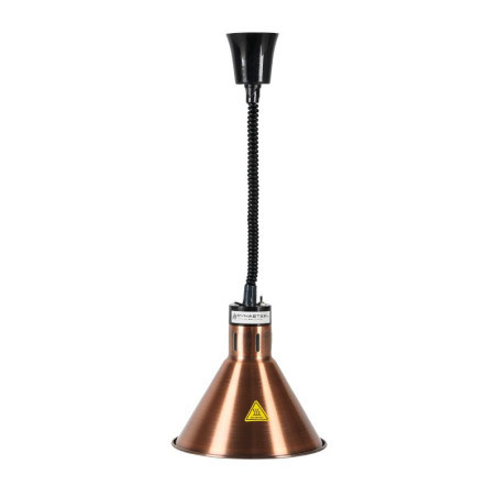 Lampe Chauffante Conique Cuivrée Dynasteel - Maintien optimal des aliments Lampe Chauffante Conique Cuivrée Dynasteel - Maintien optimal des aliments