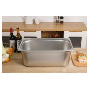 Bak Gastronorm GN 1/1 Nerjaveče jeklo 28L - Globina 200 mm | Dynasteel