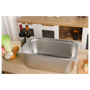 Bak Gastronorm GN 1/1 Nerjaveče jeklo 28L - Globina 200 mm | Dynasteel