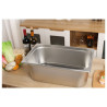Bak Gastronorm GN 1/1 Nerjaveče jeklo 28L - Globina 200 mm | Dynasteel