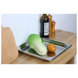 Bak Gastronorm GN 1/2 Nerjaveče jeklo Dynasteel - 2 L, Globina 40 mm